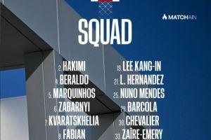 巴黎客战南特大名单：多纳鲁马缺席，新援舍瓦利耶在列