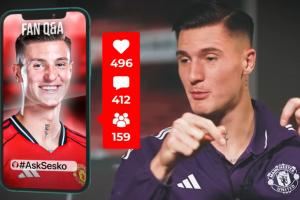 舍什科：效力曼联是无数球员的梦想 足球之外喜欢冥想和打篮球