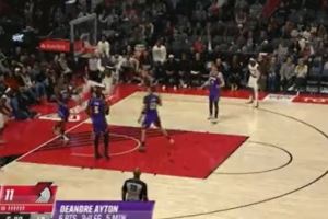 能跑能跳！罗威中路跟进 接传球直接秀出大猩猩暴扣